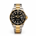 Two-Tone Gold &amp; Steel Diver Watch (08)