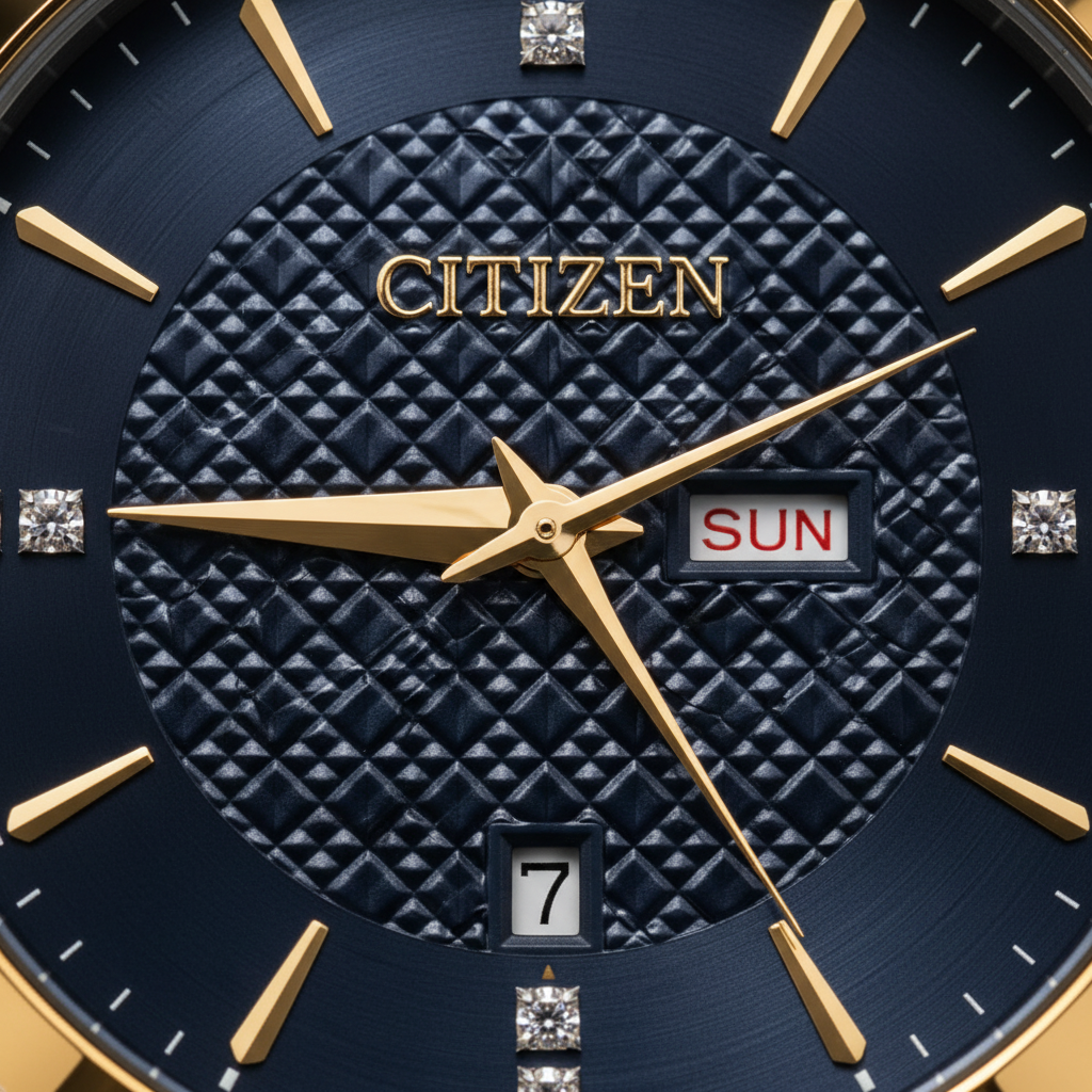 Men's Two-Tone Stainless Steel Quartz Watch – Blue Dial